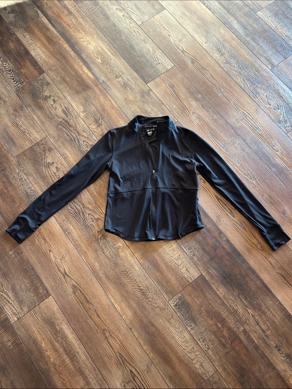 Spyder Black Women's Long-Sleeve Zip Front Top
